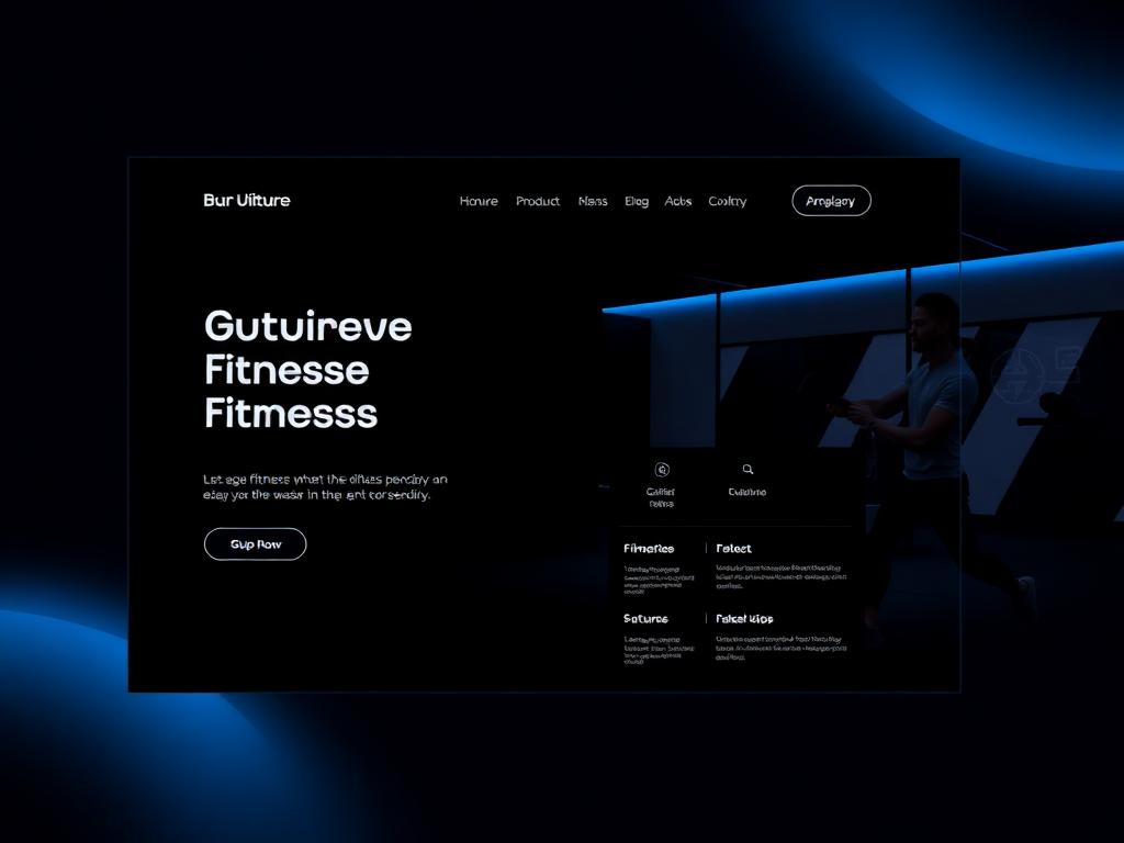Example website concept for a local business